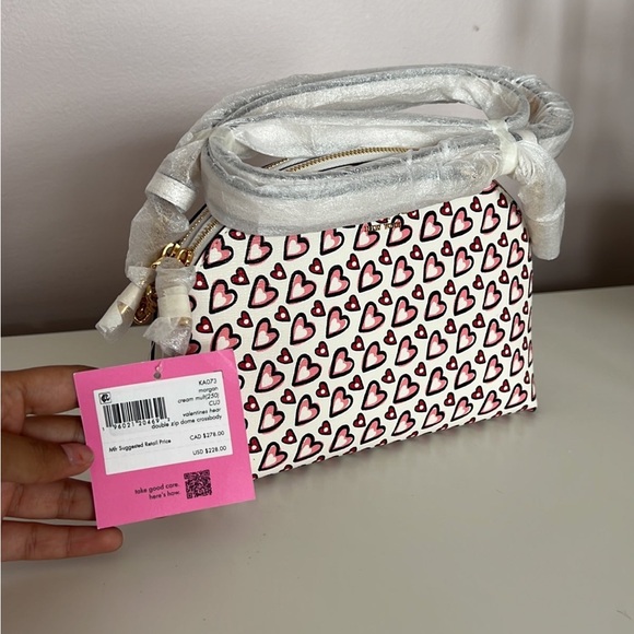 NWT Kate Spade Hearts Crossbody Purse - Picture 3 of 5